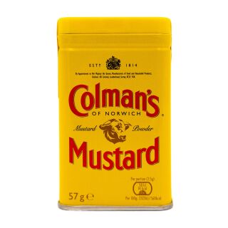 Colmans Original English Mustard Powder 57g - Best Before: 28.02.2025