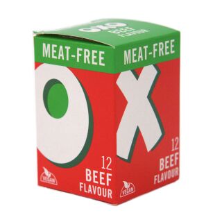 OXO Meat-Free - Beef Flavour Vegan Stock Cubes 12s 71g MHD 28.02.2025