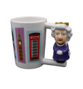 Ceramic Mug - Queen Elizabeth II Handle