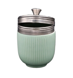 Fluted Egg Coddler Celadon Green