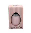 Fluted Egg Coddler Celadon Pink