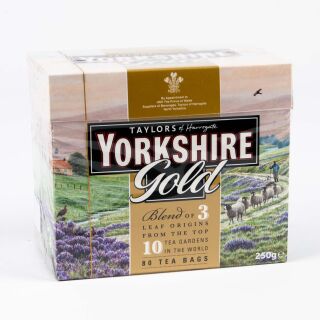 Taylors of Harrogate Yorkshire Gold 80 Tea Bags 250g