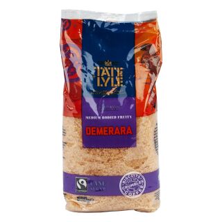 Tate & Lyle Fairtrade Unrefined Demerara Pure Cane Sugar 500g