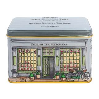 New English Teas - English Breakfast Tea 40 Tea Bags - English Tea Merchant Tin