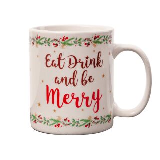 Coffee Mug - Eat Drink and be Merry