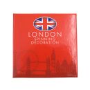 London Skyline Spinning Metal Decoration 11cm