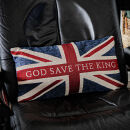 King Charles III -  God Save The King Chenille Cushion...