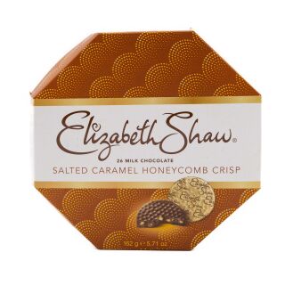 Elizabeth Shaw Milk Chocolate Salted Caramel Honeycomb Crisp 162g