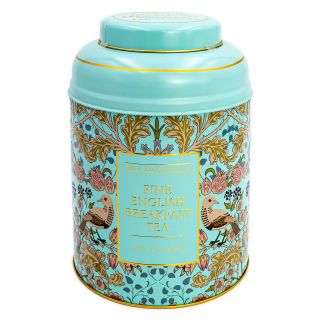 New English Teas - English Breakfast Tea 240 Tea Bags - Song Thrush and Berries Tin - Mint