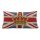 Chenille Cushion - Union Jack & Crown 45cm x 25cm