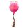 Smart Choice - Baloon Plush Dog Toy with Squeaker - "Lets Pawty!" Pink