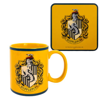 Harry Potter Mug & Coaster - Hufflepuff Crest