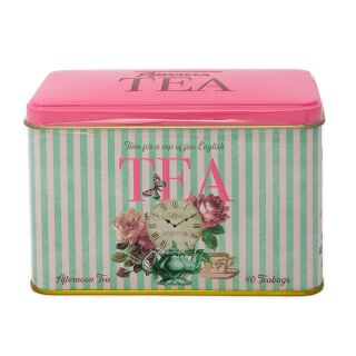 New English Teas - English Afternoon Tea 40 Tea Bags - Time For Tea - Pink