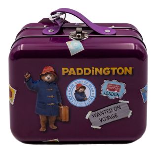 Infinity Brands - Paddington Bear - Orange Marmalade & Chocolate Chunk Cookies Suitcase Tin 300g