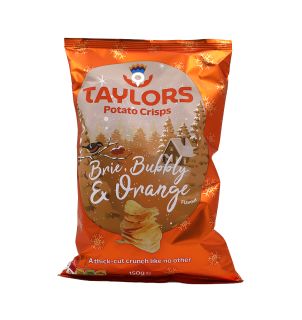 Taylors Brie, Bubbly & Orange Crisps 150g