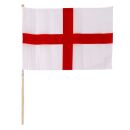 England - St. Georges - Hand Waving Flag 25cm x 45cm on a...