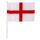 England - St. Georges - Hand Waving Flag 25cm x 45cm on a 60cm Wooden Stick