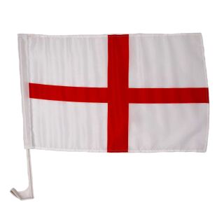 England - St. Georges - Car Flag - 12" x 18" (30cm x 45cm)