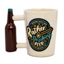 Ceramic Mug - "Id Rather Be Drinking Beer"...