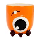 Upside Down Mug - Monstarz - Orange Monster