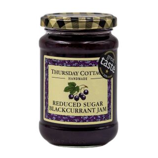 Thursday Cottage Blackcurrant Jam - Reduced Sugar - 315g