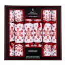 Harvey & Mason - 6 Christmas Dinner Crackers - Red...