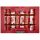 Harvey & Mason - 8 Extra Large Premium Christmas Crackers - Red & White - Poinsettia