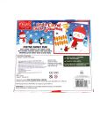 Christmas Time - 6 Family Game Crackers - Red & White...