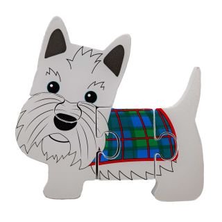 Wooden Puzzle - Scottie Dog