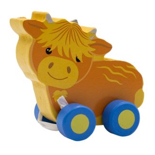 First Push Toy - Highland Cow