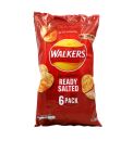 Walkers Classic Ready Salted Crisps 6 x 25g